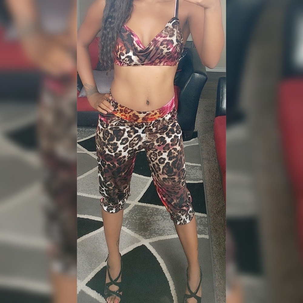 Custom 2Pc Cheetah Outfit